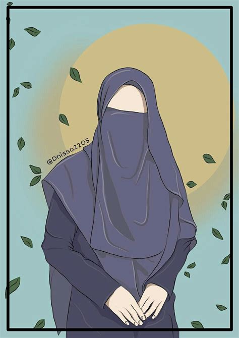 Sükut U Lisan Selameti İnsan Niqab Cartoon Girl Cartoon Forest