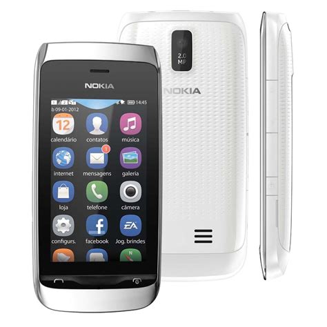Celular Desbloqueado Nokia Asha 310 Branco Com Dual Chip Câmera 2mp