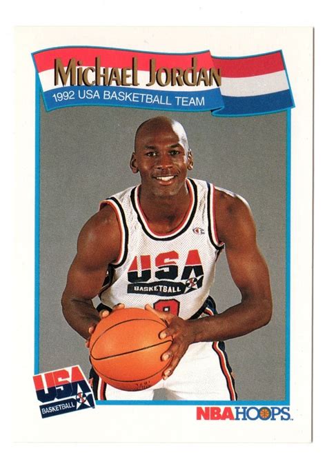 1991 michael jordan upper deck basbell rc #sp1 (buy on ebay) best looking: Michael Jordan 1992 Hoops USA Dream Team NBA Basketball Card MINT #579 | Nba dream team, Usa ...