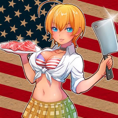 Anime Picture Search Engine Girl Ahoge American Flag American Flag