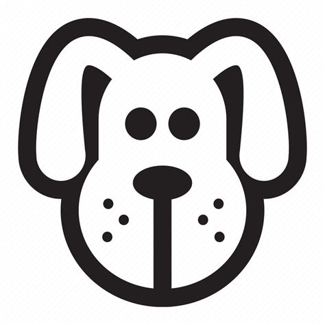 Face Animal Doggy Cute Pet Head Dog Icon Download On Iconfinder