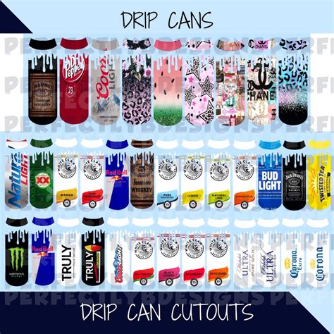 Drip Can Cutouts Grab Bag Custom Sizes Freshie Cardstock Etsy