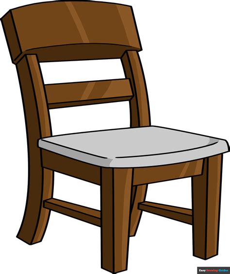 How To Draw A Chair Really Easy Drawing Tutorial