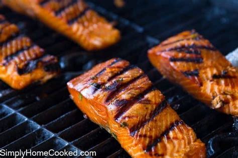 Grilled Teriyaki Salmon Simply Home Cooked