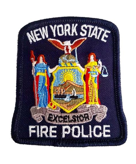 New York State Fire Police Mini Patch Navy Code 2 Llc