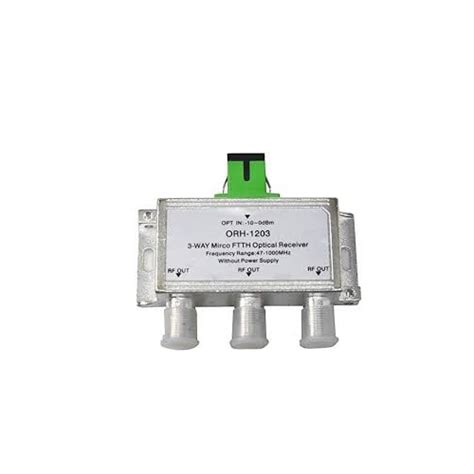 optilink ftth node 3 way outdoor 62 db 25 pc at best price in nagpur cable connector