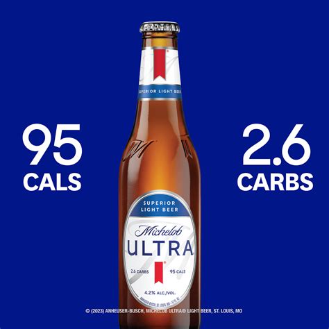 Michelob Ultra Superior Light Beer Domestic Lager 12 Pack 12 Fl Oz