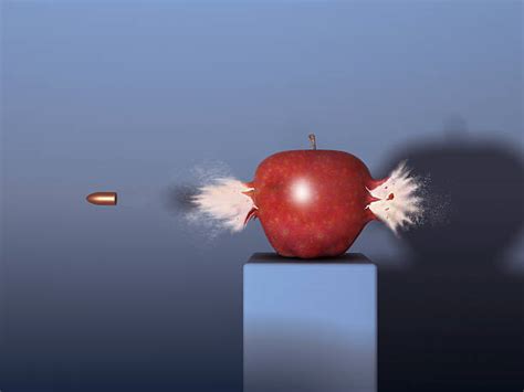 Bullet Through Apple Photos Stock Photos Pictures And Royalty Free