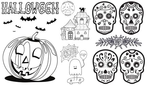 Dibujos Halloween Para Colorear Imprimir Gratis