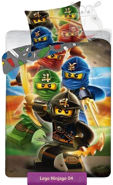 Lego Ninjago Kids Bedding Spinjitzu Master Single Size 140x200