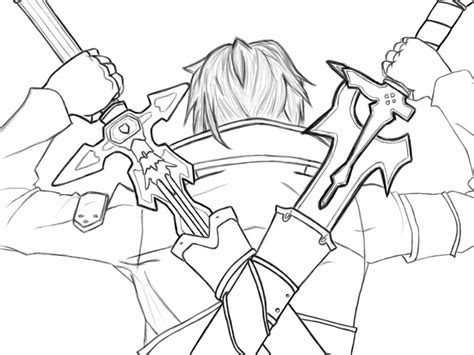 Kirito Dual Wielding by hidiousboy.deviantart.com on @DeviantArt