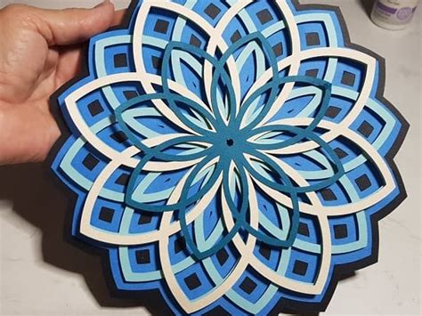 Free Download Free 3D Layered Mandala Svg PNG SVG, PNG, EPS, DXF File