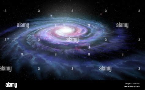Spiral Galaxy Milky Way Stock Photo Alamy