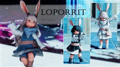 Loporrit For Lalafell Xiv Mod Archive