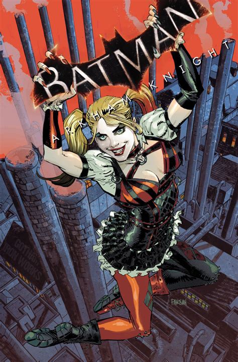 Exclusive First Look At Batman Arkham Knights Harley Quinn Cover Dc