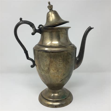 Antique Gotham Silver On Copper Tea Set With Teapot Creamer Etsy