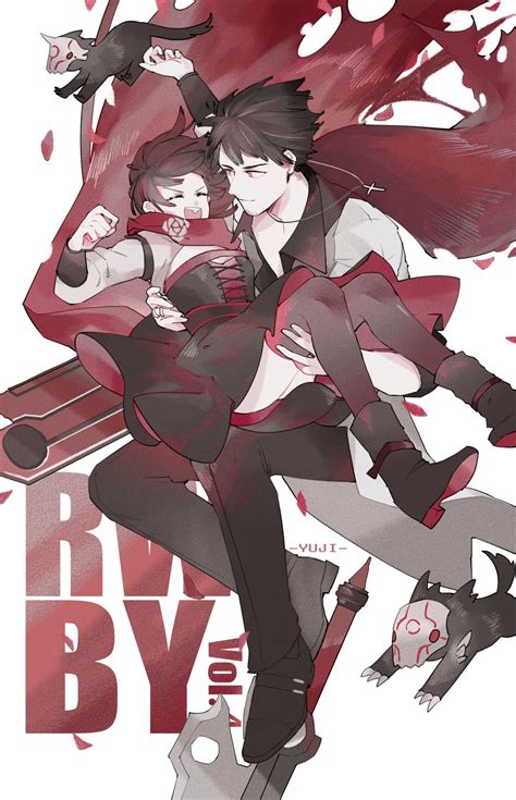 Qrow Catching Ruby [yuji] R Rwby