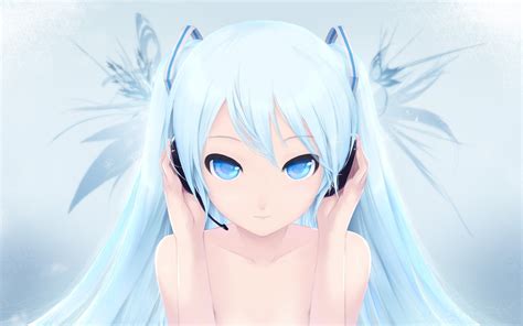 Hintergrundbilder Illustration Lange Haare Anime Mädchen Blaue