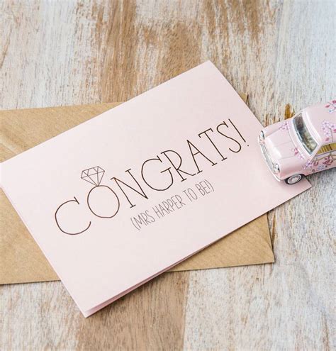 Congratulations On Your Engagement Card By Emilie Rose