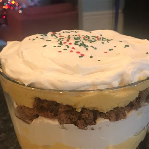 eggnog gingerbread trifle allrecipes