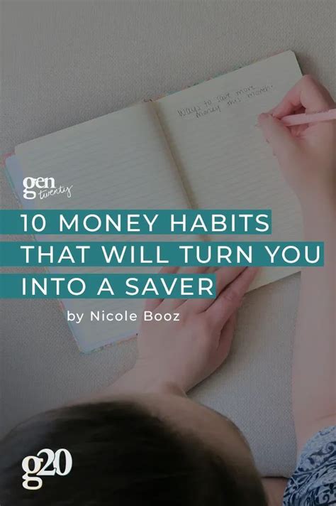 10 Money Habits That Will Turn You Into A Saver Gentwenty Money