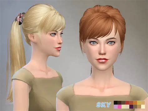 The Sims Resource Hair 115 By Skysims Sims 4 Hairs
