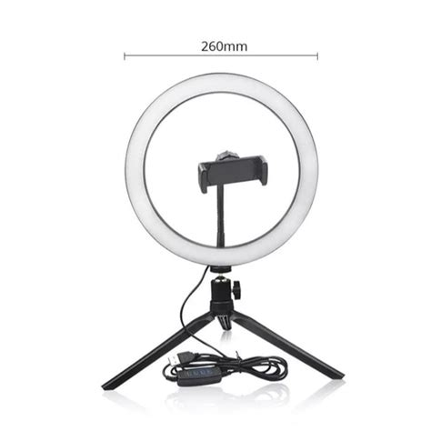 Iluminador Ring Light De Led 10 Polegadas 3200 5600 em Promoção