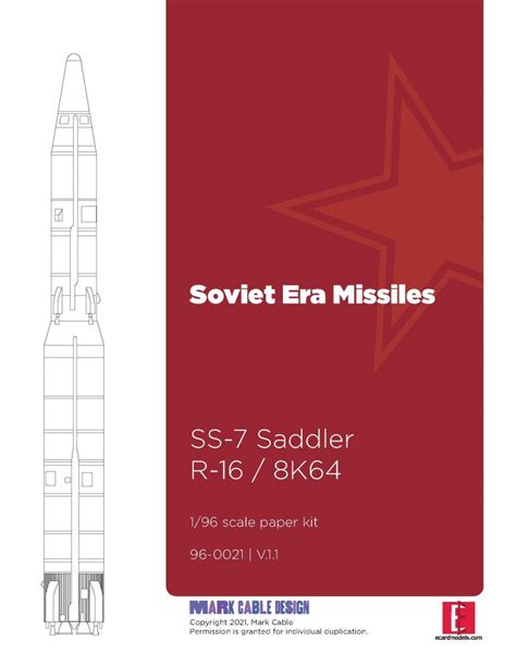 196 Soviet Ss 7 Missile Ecardmodels