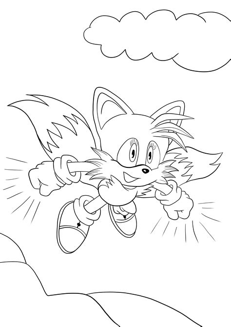 Sonic And Tails Coloring Pages Home Interior Design