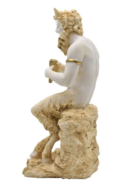 Pan Satyr Greek Nude God Of Nature Faunus Figurine Statue Sculpture