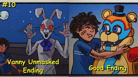 Vanny Unmasked And Good Endings Five Nights At Freddys Security