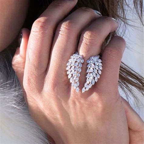 Silver Angel Wings Ring Sixpanngr