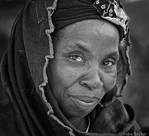 Portrait Of Fulani Woman The Eyes Of Wisdom By Iris Irene Becker Via Flickr Female