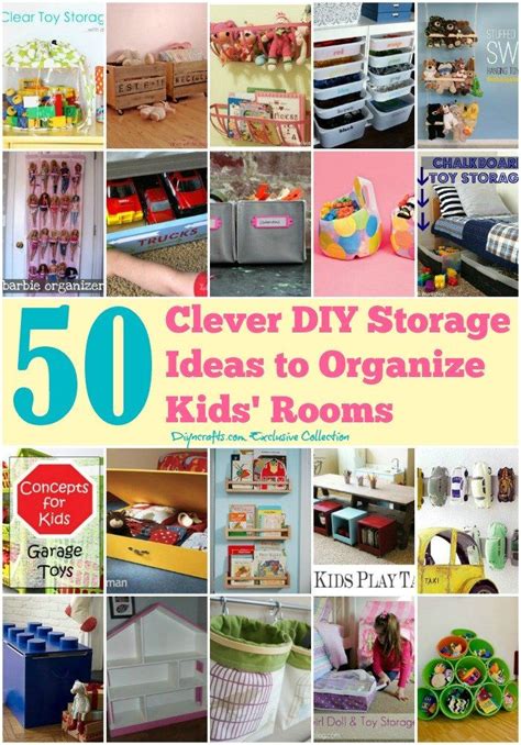 50 Clever Diy Storage Ideas To Organize Kids Rooms