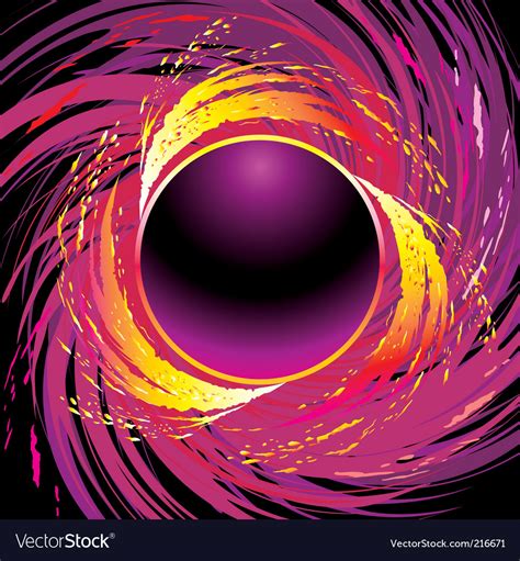 Fire Circle Royalty Free Vector Image Vectorstock