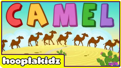 Preschool Activity How To Spell Camel Hooplakidz Youtube