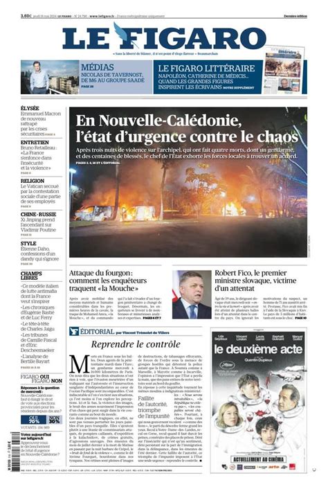 Le Figaro Dition Num Rique Du Mai