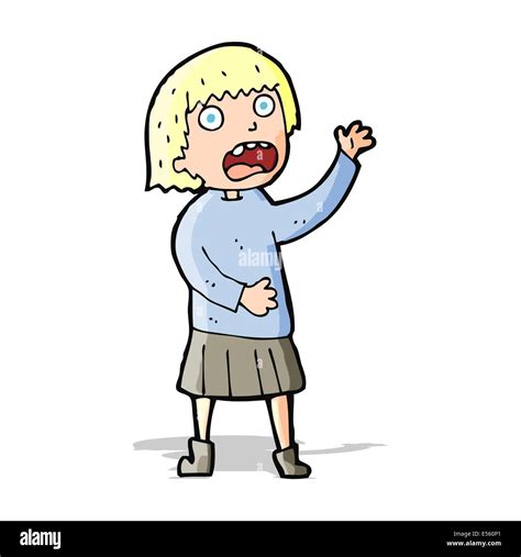 Cartoon Stressed Out Woman Hi Res Stock Photography And Images Alamy