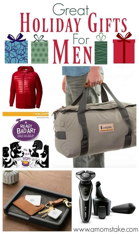 Check spelling or type a new query. Great Holiday Gifts for Men - A Mom's Take