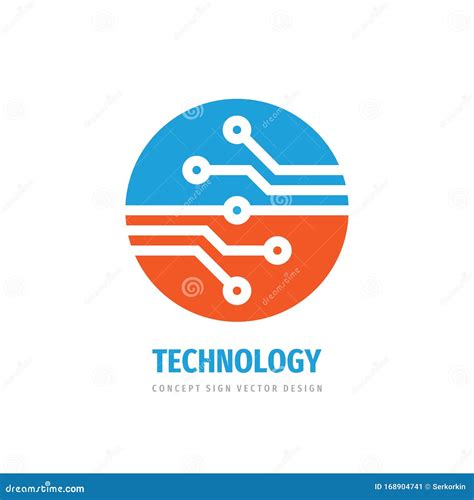 Data Digital Vector Logo Design Electronic Technology Concept Sign