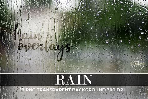 Overlays Rain Photo Effect Rain Windows Overlays Rain For Etsy