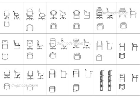 Chair Blocks Autocad Free Download Exploregasw