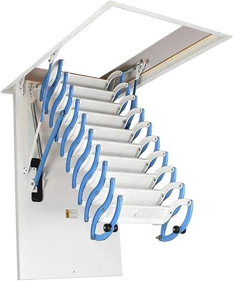 Techtongda Retractable Attic Folding Extension Ladder For Pulldown