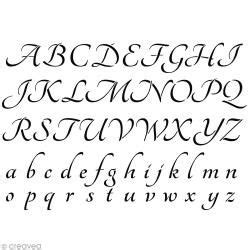 De nombreux styles de lettres sont disponibles. Pochoir Home Deco Alphabet - A4 (21 x 29,7 cm) … | Pinterest