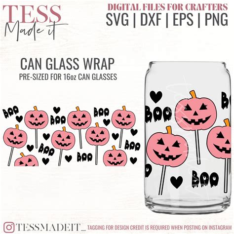 Fall Libbey SVG - Halloween Libbey Glass SVG Tess Made It