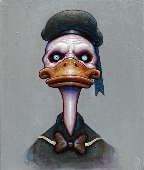 The Duck That Looks Into Your Soul Zombie Disney Art Des Fans De