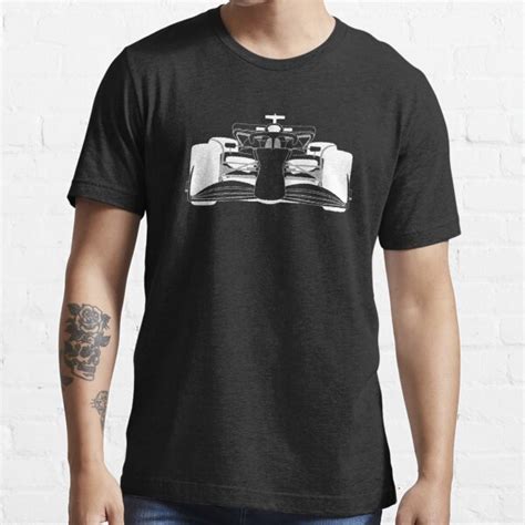 F1 2022 Car White T Shirt For Sale By Javalinsta Redbubble Line