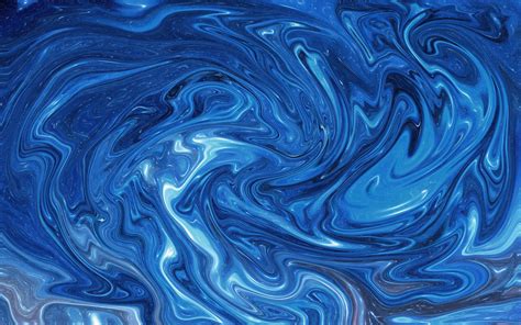 Download 3840x2400 Wallpaper Abstract Blue Liquid Mixture Pattern 4k