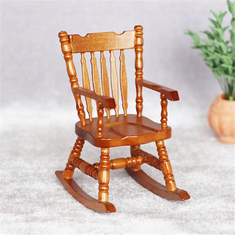 Spring Park Wooden 112 Scale Dollhouse Furniture Miniature Rocking