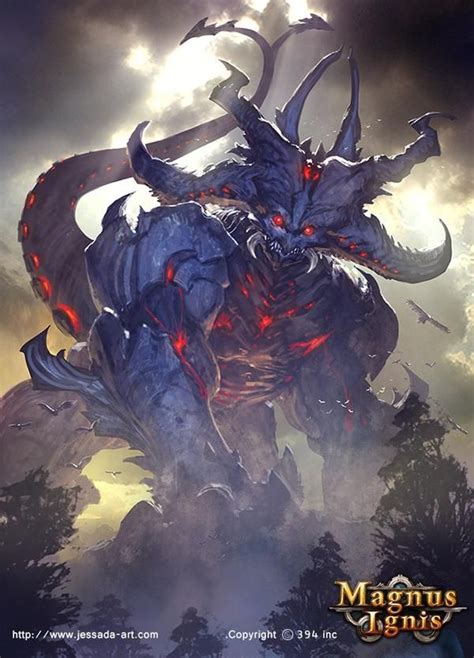 Behemoth By Jessada Art On Deviantart Mythical Creatures Art Fantasy